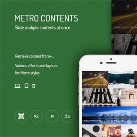 نمایش تصاویر به سبک مترو با JUX Metro Contents