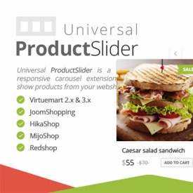 افزونه اسلاید محصولات فروشگاهی با UNIVERSAL PRODUCT SLIDER