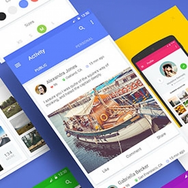 سورس قالب و ویژگی های گوگل متریال دیزاین در Android Ultimate